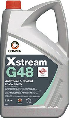 Антифриз Comma BASF Glysantin G48 / XSG48M5L (5л, готовый зеленый)