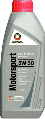 Моторное масло Comma Motorsport 5W50 / MS1L (1л)