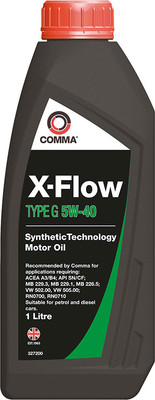 Моторное масло Comma X-Flow Type G 5W40 / XFG1L (1л)