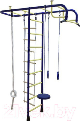 Детский спортивный комплекс Пионер М (синий/желтый)
