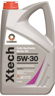 Моторное масло Comma Xtech 5W30 / XTC5L (5л)