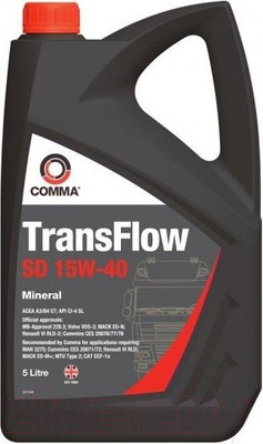 Моторное масло Comma Transflow SD 15W40 / TFSD5L (5л)