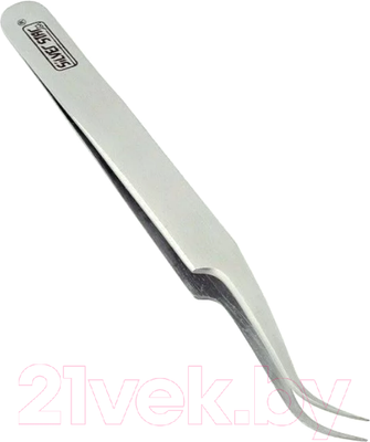 Пинцет косметический Silver Star АТ-997 игла изогнутый