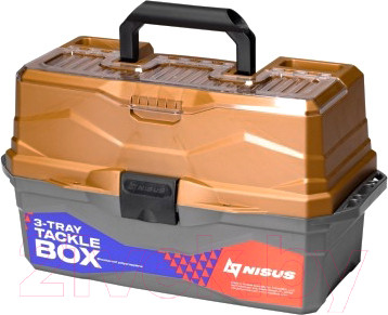 Ящик рыболовный Nisus Tackle Box / 0072653 (золото)