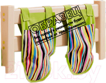 Ограждение для кровати Мебельград Соня пакет №4 (массив сосны прозрачный лак)