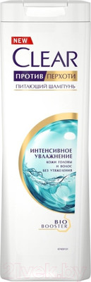 Шампунь для волос Clear Vita Abe против перхоти для женщин Интенсивное увлажнение (400мл)
