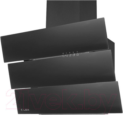 Вытяжка наклонная Lex Rio G 60 / CHTI000369 (черный)