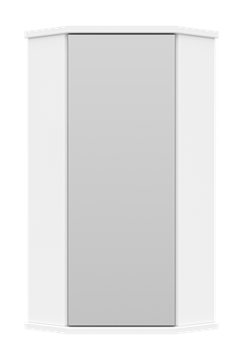 Шкаф с зеркалом для ванной Misty Лилия 34 / Э-Лил08034-014бф (подвесной)