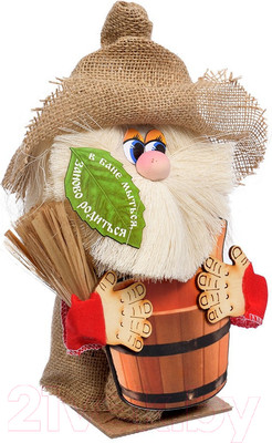 Оберег для бани Банные Штучки Банник в бане мыться, заново родиться / 32654