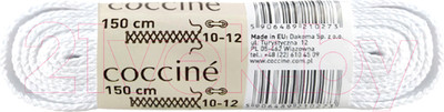 Шнурки для обуви Coccine Band / SZNN/150/BIA/7B (150см, 7B хлопок белый)