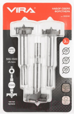Набор сверл Vira 553240