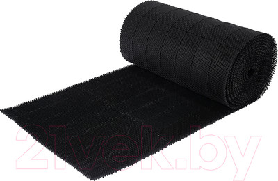 Коврик грязезащитный Ковропласт Травка (92x1180, черный)