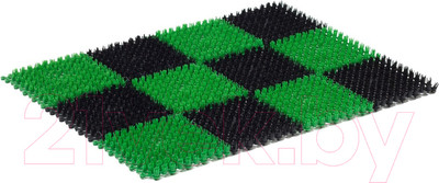 Коврик грязезащитный Ковропласт Травка 53x82 (черный/зеленый)
