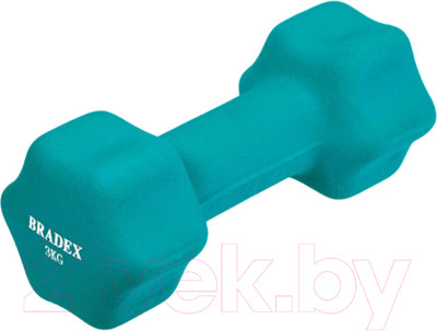 Гантель Bradex SF 0543 (3кг, голубой)
