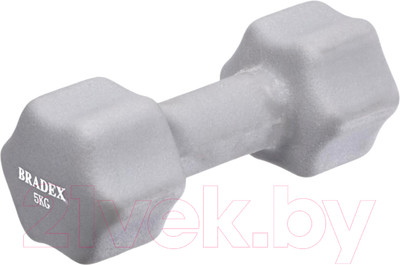 Гантель Bradex SF 0545 (5кг, серый)