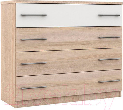 Комод Империал Аврора (дуб сонома/белый)