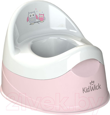 Детский горшок Kidwick Дуэт / KW100304 (розовый/белый)