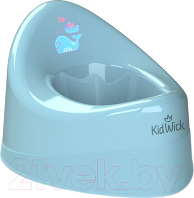 Детский горшок Kidwick Ракушка / KW030201 (голубой)