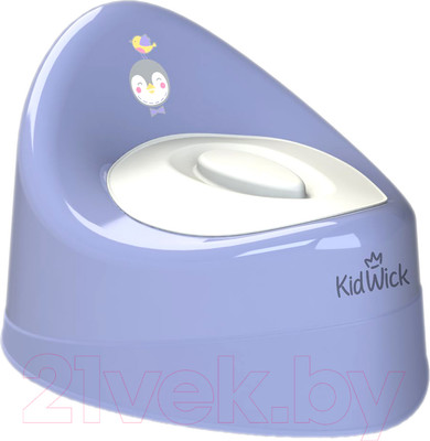Детский горшок Kidwick Ракушка / KW030502 (фиолетовый/белый)