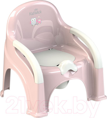 Детский горшок Kidwick Премьер / KW110302 (розовый/белый)