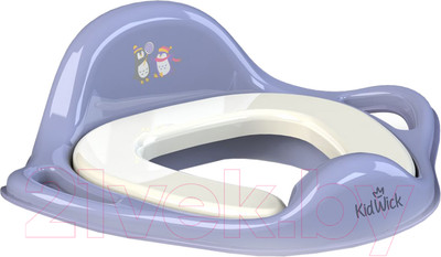 Детская накладка на унитаз Kidwick Шарк / KW130500 (фиолетовый/белый)