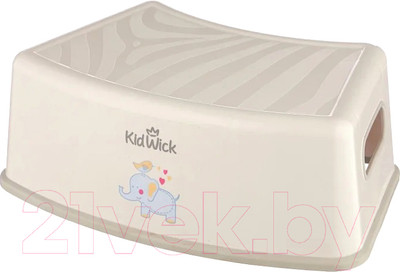 Табурет-подставка Kidwick Тигр / KW180404 (серый/темно-серый)