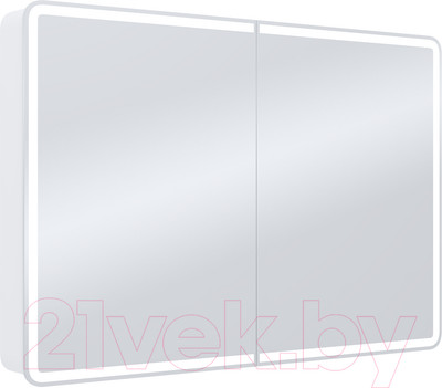 Шкаф с зеркалом для ванной Континент Avenue Led 120х80