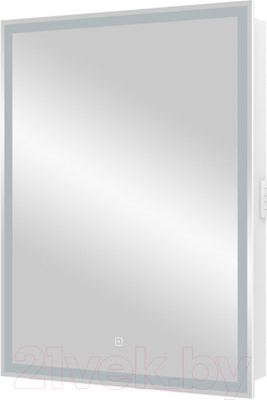 Шкаф с зеркалом для ванной Континент Allure Led 60х80 L