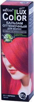 Оттеночный бальзам для волос Belita 01.1 (100мл, абрикос)