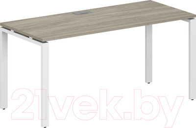 Письменный стол Norden 160x70x75 / SG.206.OL.44.WH (белый/дуб светлый)