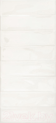 Плитка Cersanit Pudra Кирпич Рельеф PDG054D (200x440, белый)