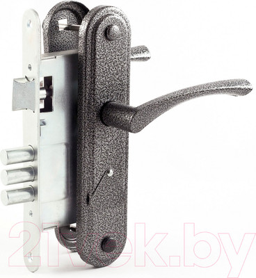 Замок врезной Зенит ЗВ9-4.2 / 00-00000583 (серебристый)