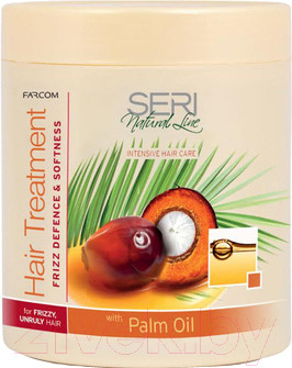 Маска для волос Farcom Professional Seri Natural Line мгновенное оживление и смягчение (1л)