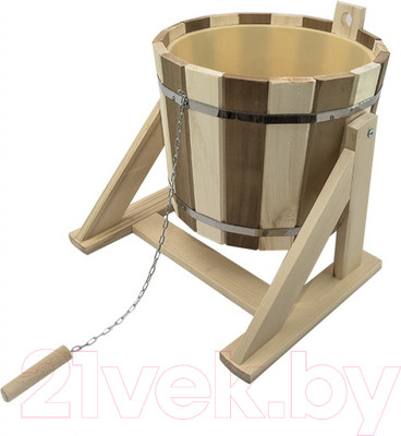 Обливное устройство СаунаКомплект ТМ-64 (20л, липа)