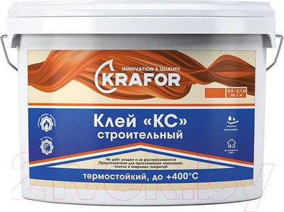 Клей для напольных покрытий Krafor КС Универсальный Термостойкий (18кг)