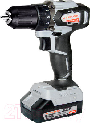 Аккумуляторная дрель-шуруповерт Интерскол ДА-13/18ВК (575.1.2.70)