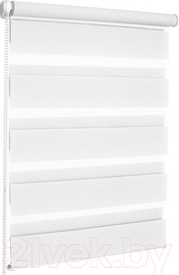 Рулонная штора Эскар День-Ночь 57x170 / 400501057 (белый)