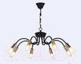 Люстра Aitin-Pro R8066/8 (черный/золото)