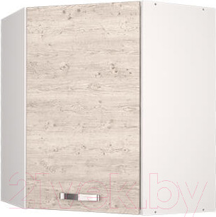 Шкаф навесной для кухни Anrex Alesia 1DU/60-F1 (серый/сосна винтаж)