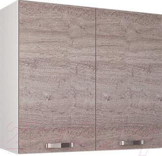 Шкаф навесной для кухни Anrex Alesia для сушки посуды 2D/80-F1 (серый/дуб анкона)