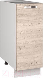 Шкаф-стол кухонный Anrex Alesia 1D/30-F1 (серый/сосна винтаж)