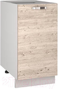 Шкаф-стол кухонный Anrex Alesia 1D/40-F1 (серый/сосна винтаж)