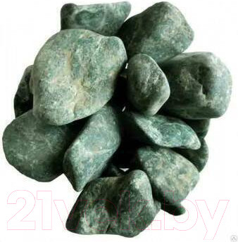 Камни для бани Везувий Змеевик обвалованный крупный (20кг)