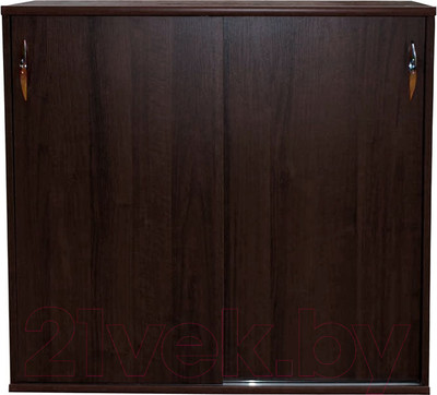 Тумба в прихожую Компас-мебель КС-012-02 (венге темный)