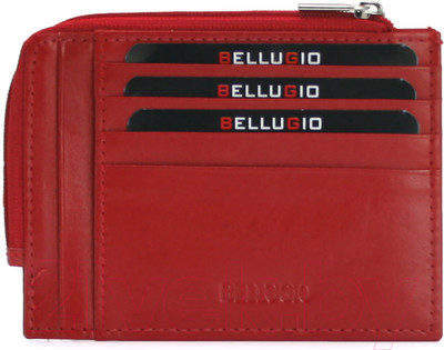 Визитница Bellugio AU-10R-013 (красный)