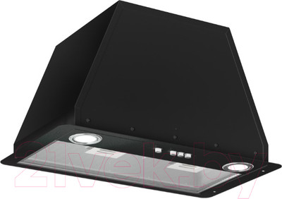 Вытяжка скрытая Elikor Врезной блок Flat 52П-650-К3Д / 954638 (черный)