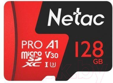 Карта памяти Netac MicroSD Card P500 Extreme Pro 128GB (NT02P500PRO-128G-R) (с адаптером)