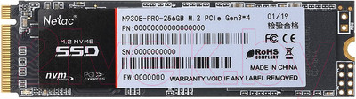 SSD диск Netac N930E Pro M.2 2280 NVMe 256GB (NT01N930E-256G-E4X)