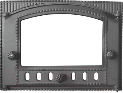 Дверца печная Литком ДТК-2С (Р) ДК-2С (под стекло, крашеная)