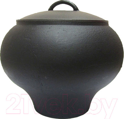 Горшочек для запекания Балезинский ЛМЗ с крышкой (4л)